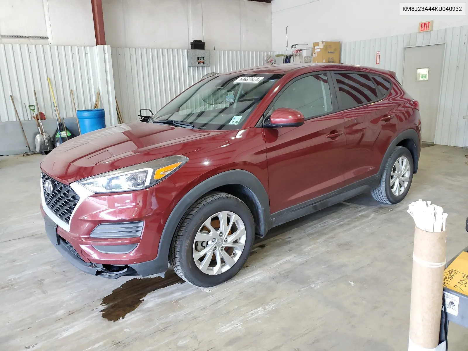 2019 Hyundai Tucson Se VIN: KM8J23A44KU040932 Lot: 64996654