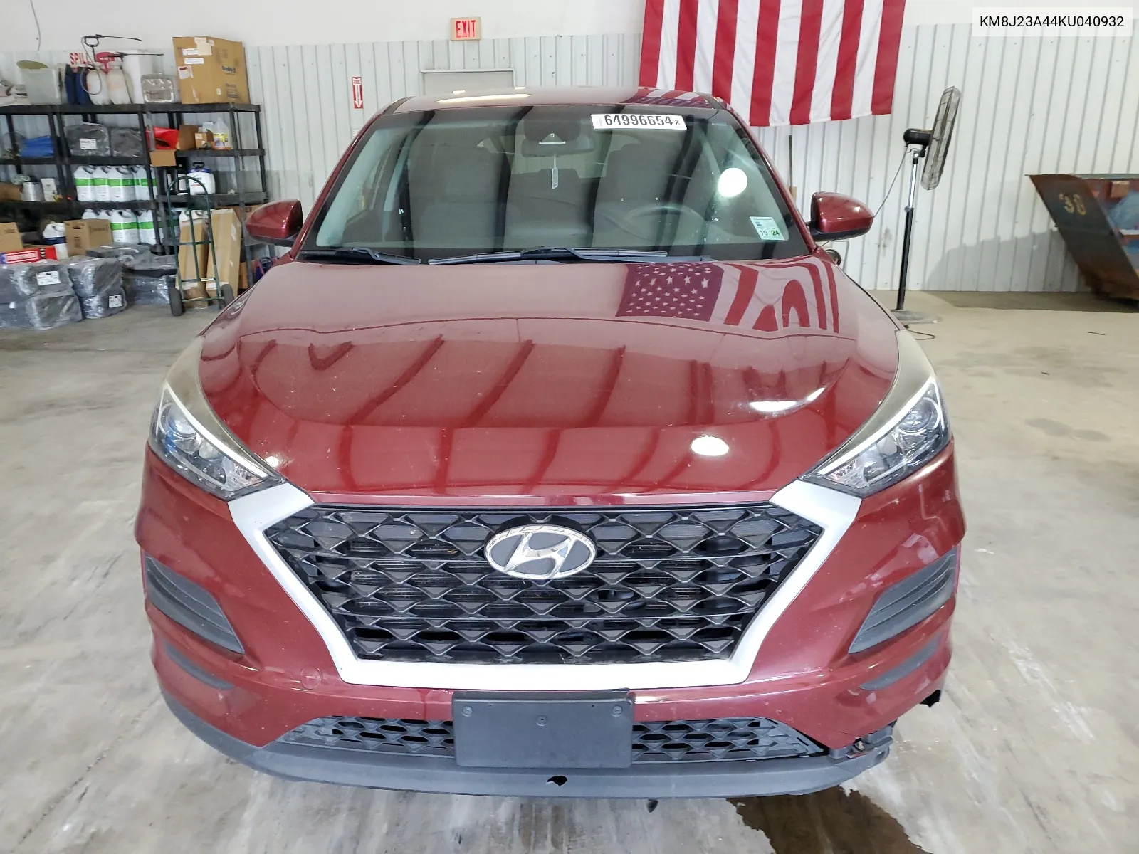 2019 Hyundai Tucson Se VIN: KM8J23A44KU040932 Lot: 64996654