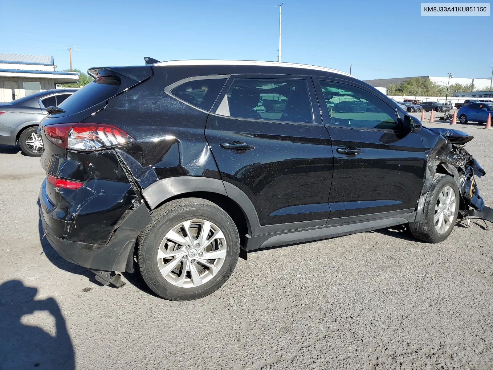 2019 Hyundai Tucson Limited VIN: KM8J33A41KU851150 Lot: 65037784