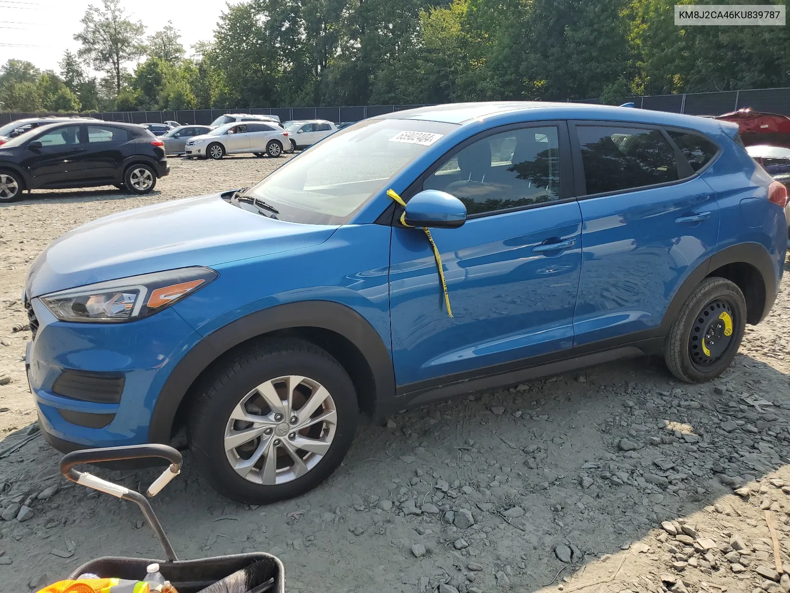 2019 Hyundai Tucson Se VIN: KM8J2CA46KU839787 Lot: 65902404