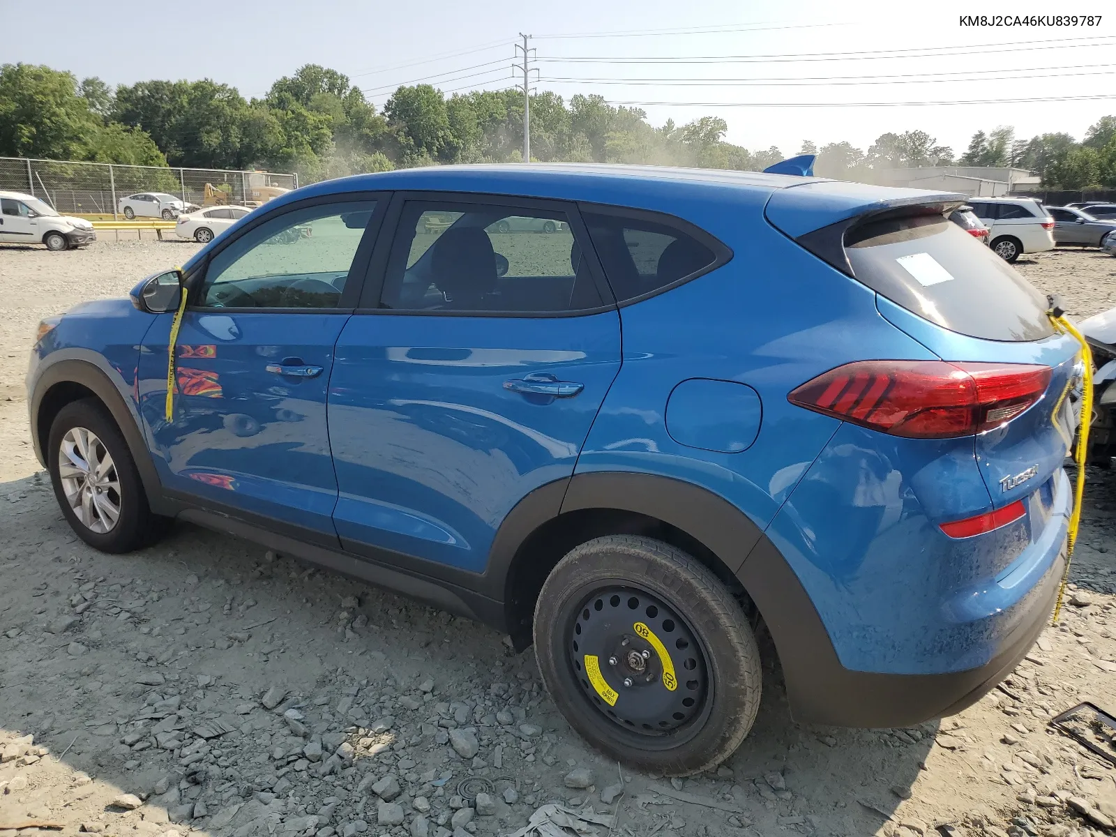 2019 Hyundai Tucson Se VIN: KM8J2CA46KU839787 Lot: 65902404