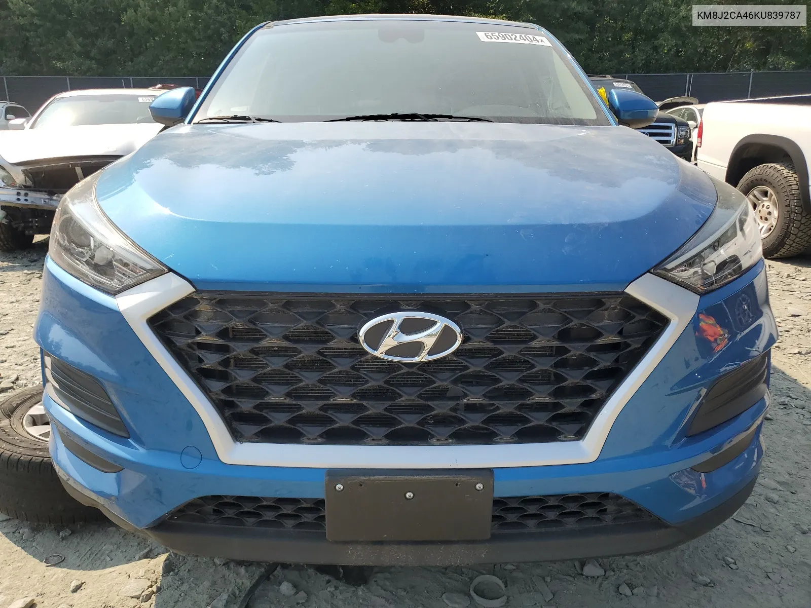 2019 Hyundai Tucson Se VIN: KM8J2CA46KU839787 Lot: 65902404