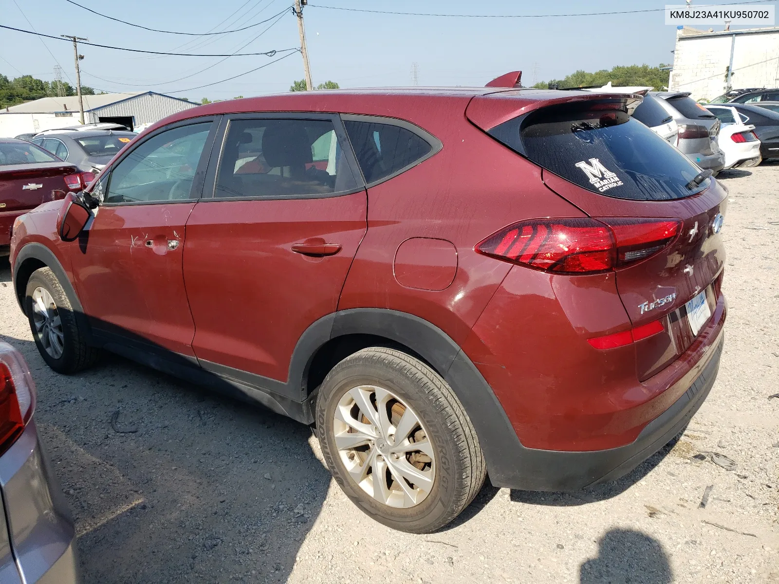 2019 Hyundai Tucson Se VIN: KM8J23A41KU950702 Lot: 66513134