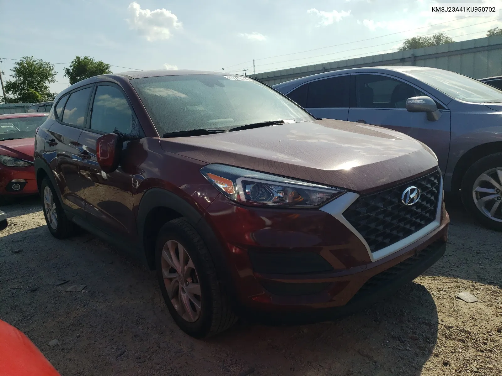 2019 Hyundai Tucson Se VIN: KM8J23A41KU950702 Lot: 66513134