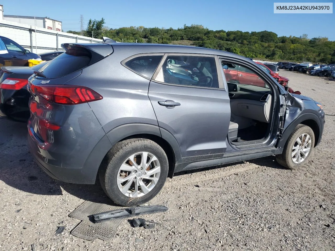 2019 Hyundai Tucson Se VIN: KM8J23A42KU943970 Lot: 68372044