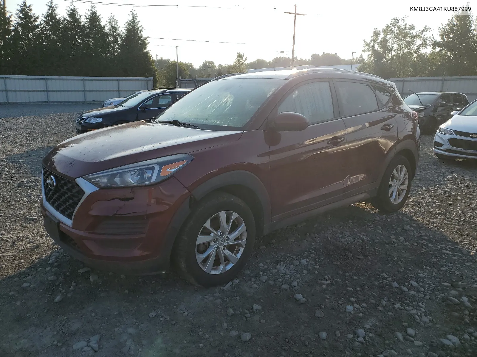 2019 Hyundai Tucson Limited VIN: KM8J3CA41KU887999 Lot: 68906154