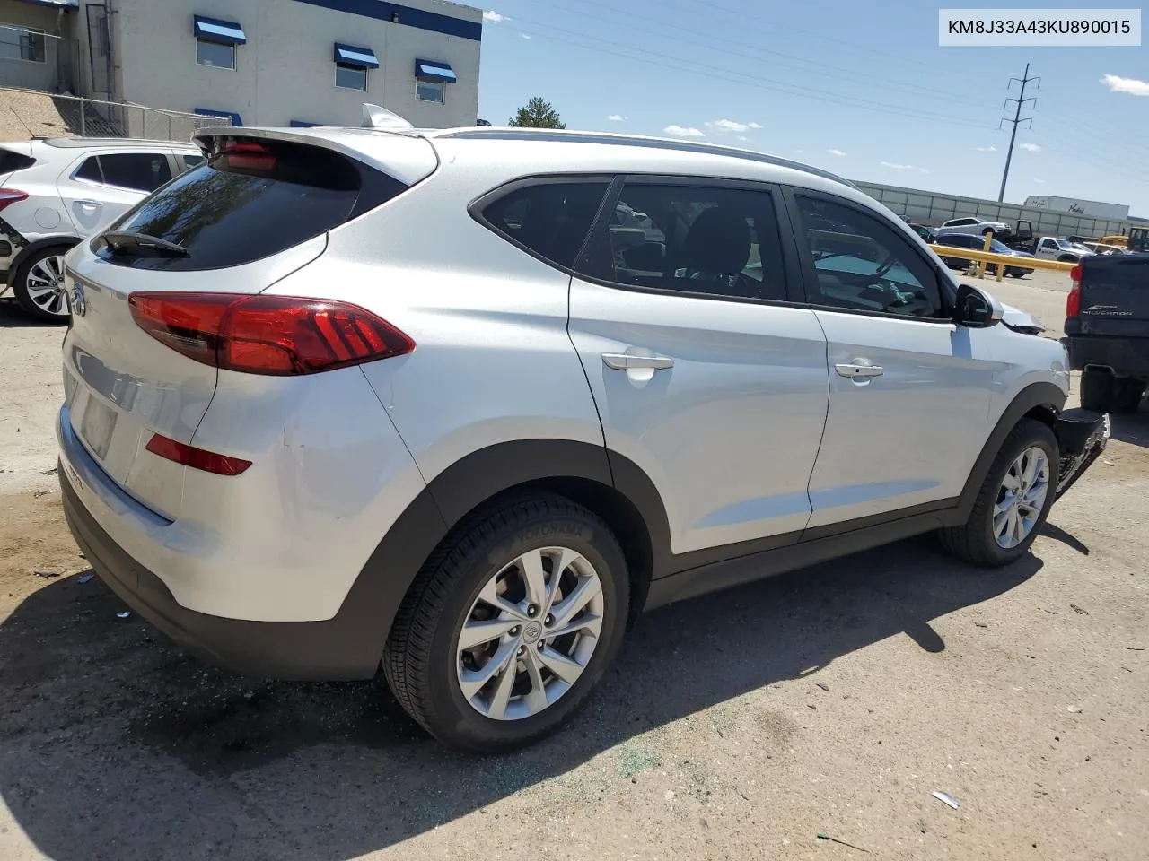 2019 Hyundai Tucson Limited VIN: KM8J33A43KU890015 Lot: 71173804