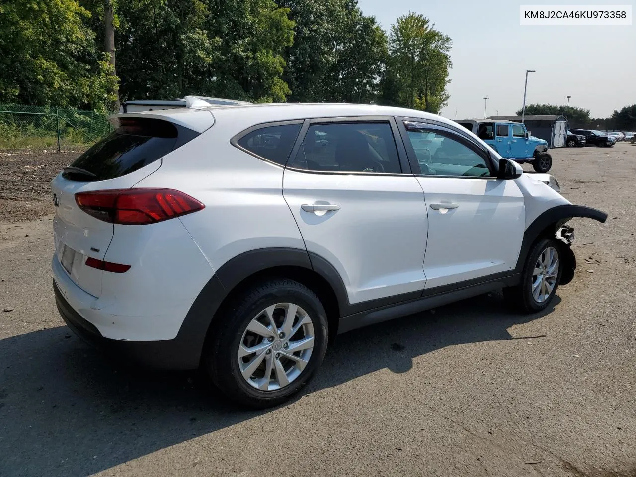 2019 Hyundai Tucson Se VIN: KM8J2CA46KU973358 Lot: 71227094