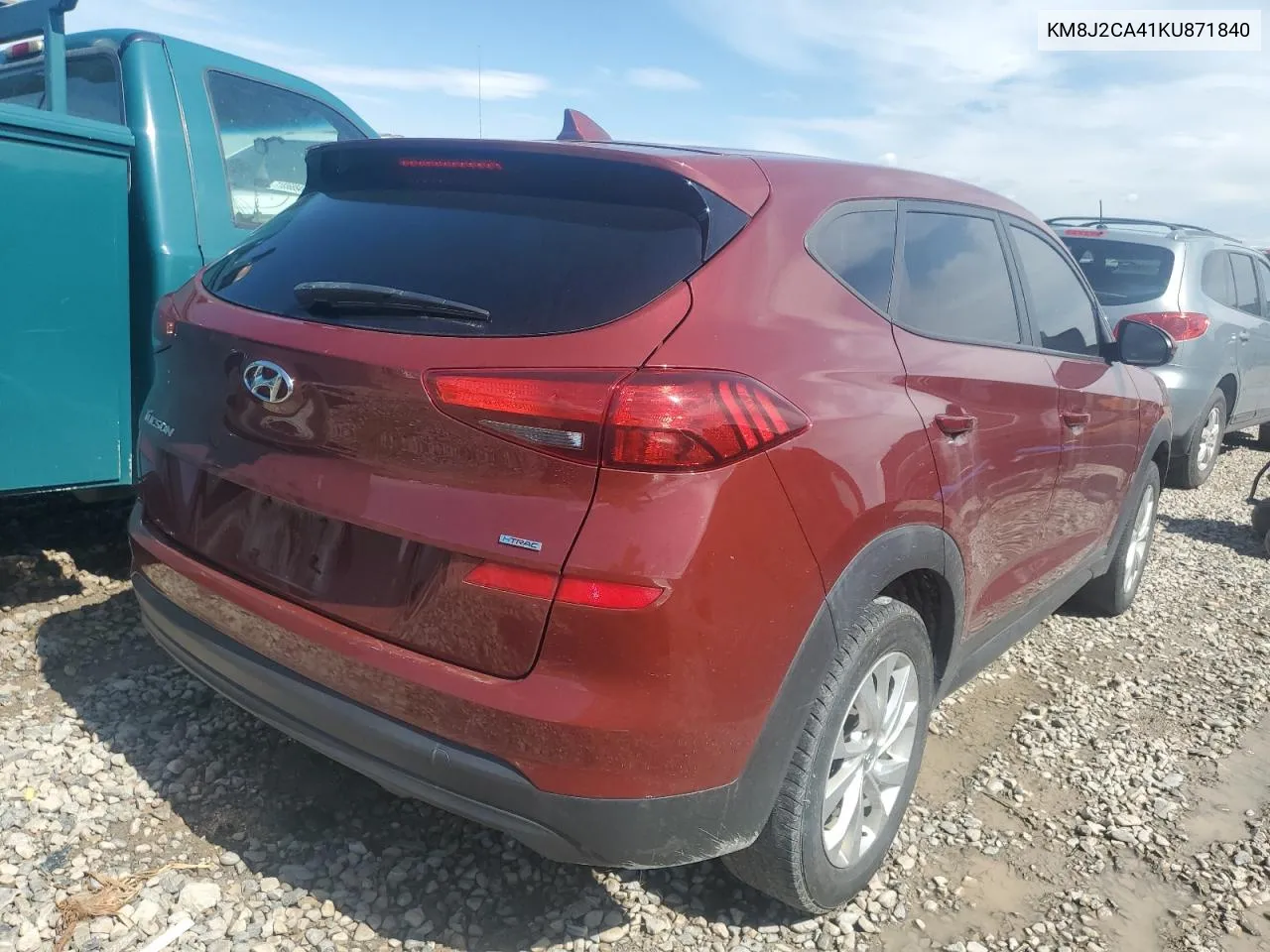 2019 Hyundai Tucson Se VIN: KM8J2CA41KU871840 Lot: 71503214