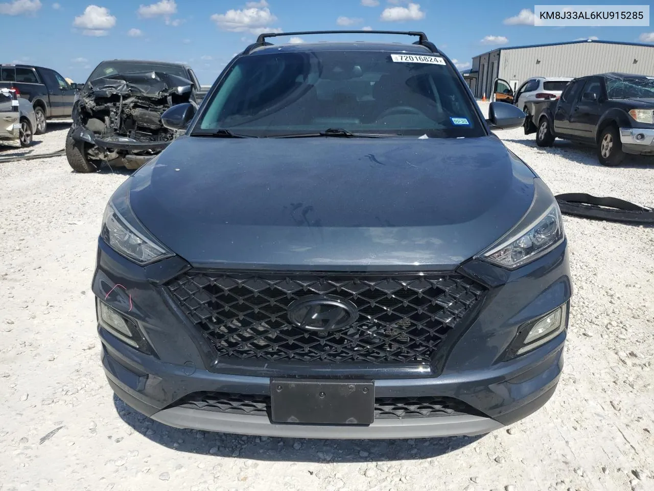 2019 Hyundai Tucson Limited VIN: KM8J33AL6KU915285 Lot: 72016824