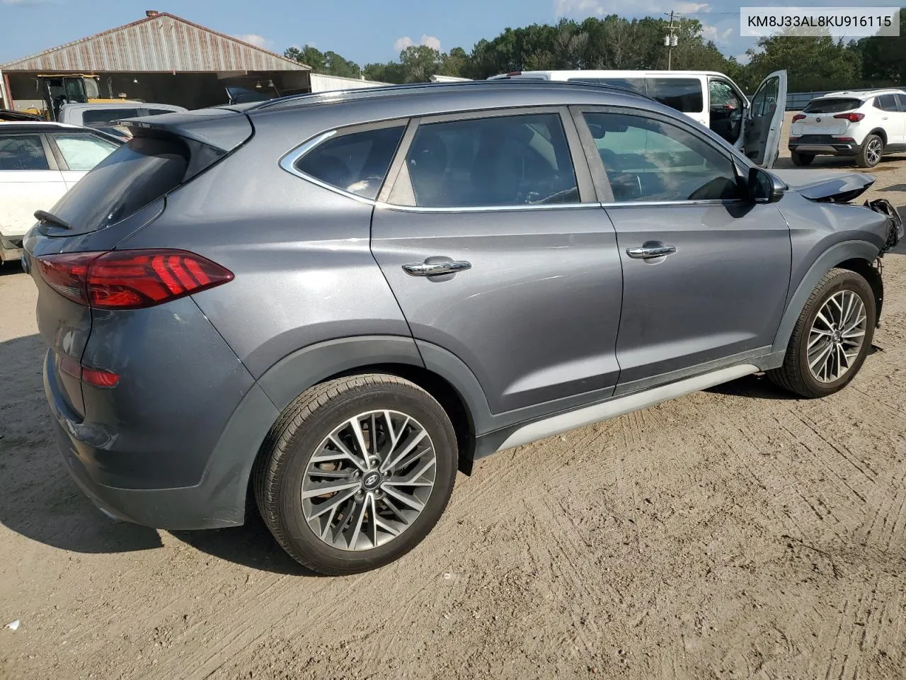 2019 Hyundai Tucson Limited VIN: KM8J33AL8KU916115 Lot: 72165354