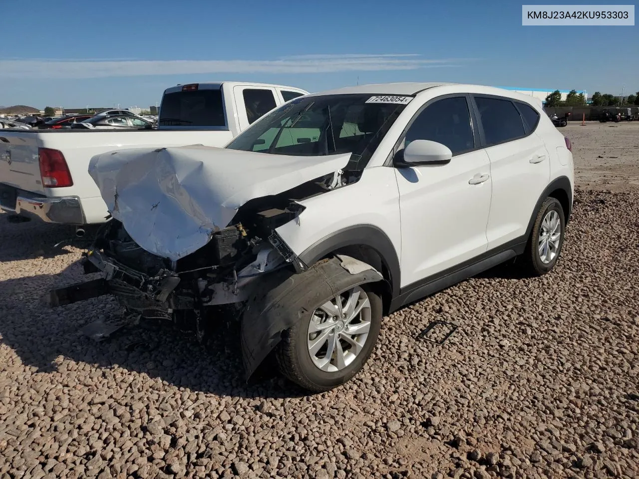 2019 Hyundai Tucson Se VIN: KM8J23A42KU953303 Lot: 72463054