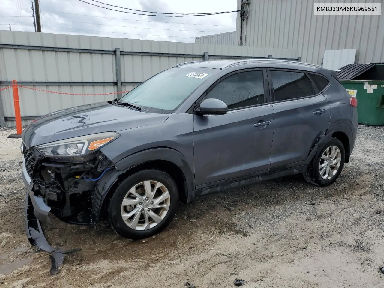 2019 Hyundai Tucson Limited VIN: KM8J33A46KU969551 Lot: 72708524