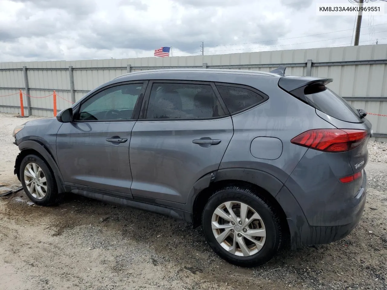 2019 Hyundai Tucson Limited VIN: KM8J33A46KU969551 Lot: 72708524