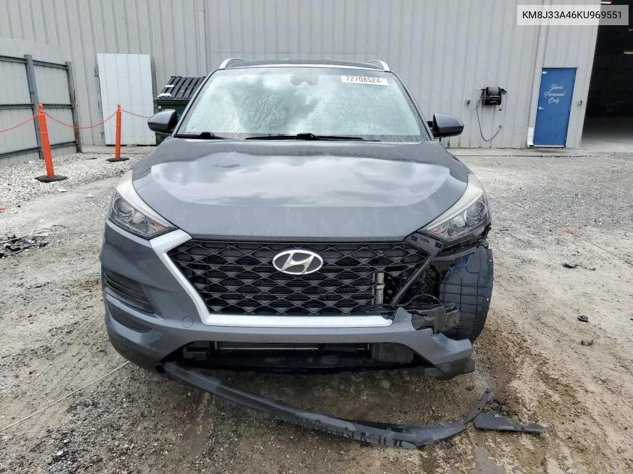 2019 Hyundai Tucson Limited VIN: KM8J33A46KU969551 Lot: 72708524