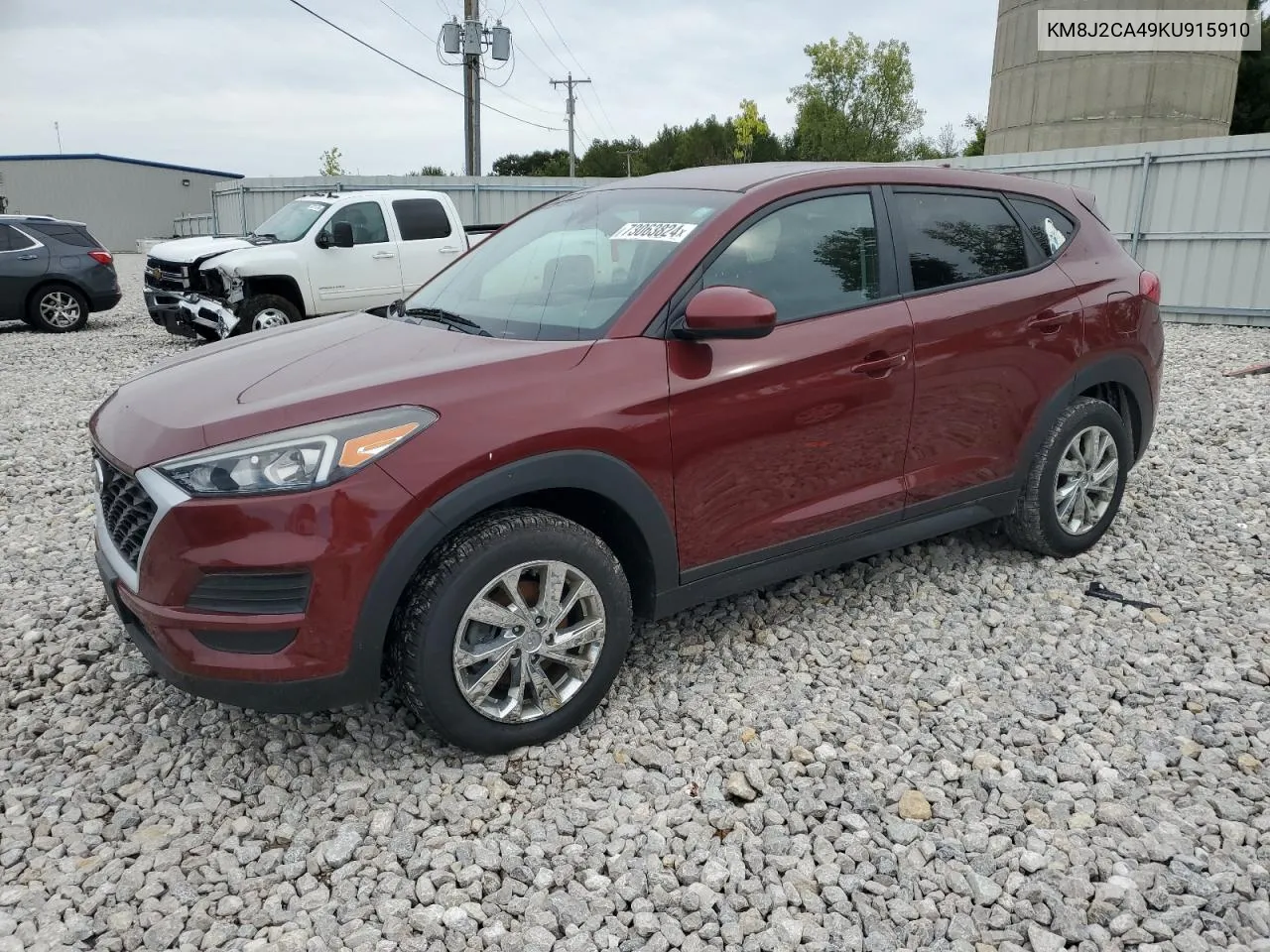 2019 Hyundai Tucson Se VIN: KM8J2CA49KU915910 Lot: 73063824