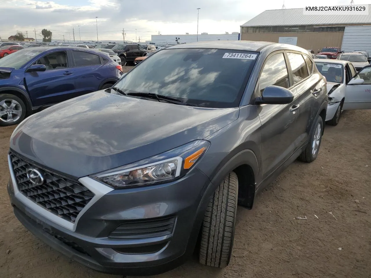 2019 Hyundai Tucson Se VIN: KM8J2CA4XKU931629 Lot: 73411264