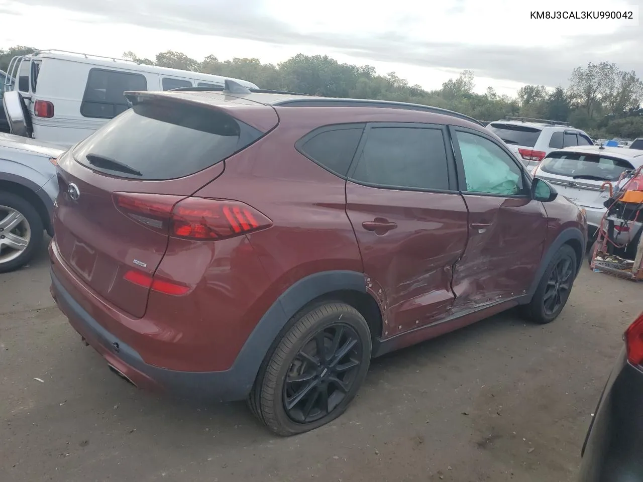 2019 Hyundai Tucson Limited VIN: KM8J3CAL3KU990042 Lot: 73571104