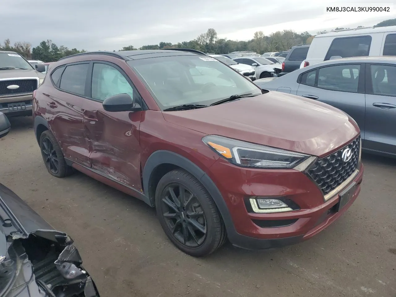 KM8J3CAL3KU990042 2019 Hyundai Tucson Limited