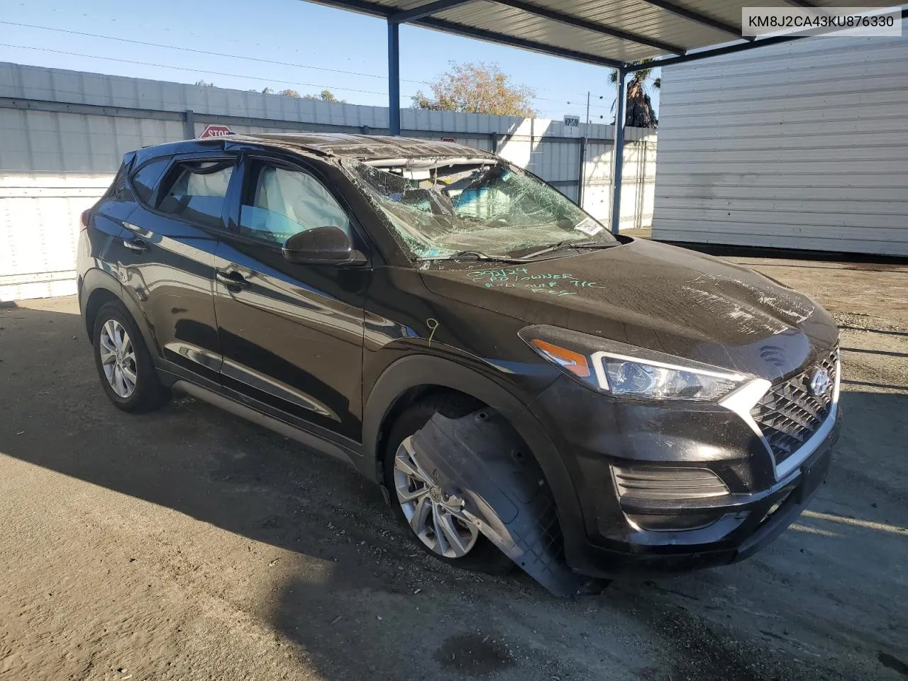 2019 Hyundai Tucson Se VIN: KM8J2CA43KU876330 Lot: 73590334