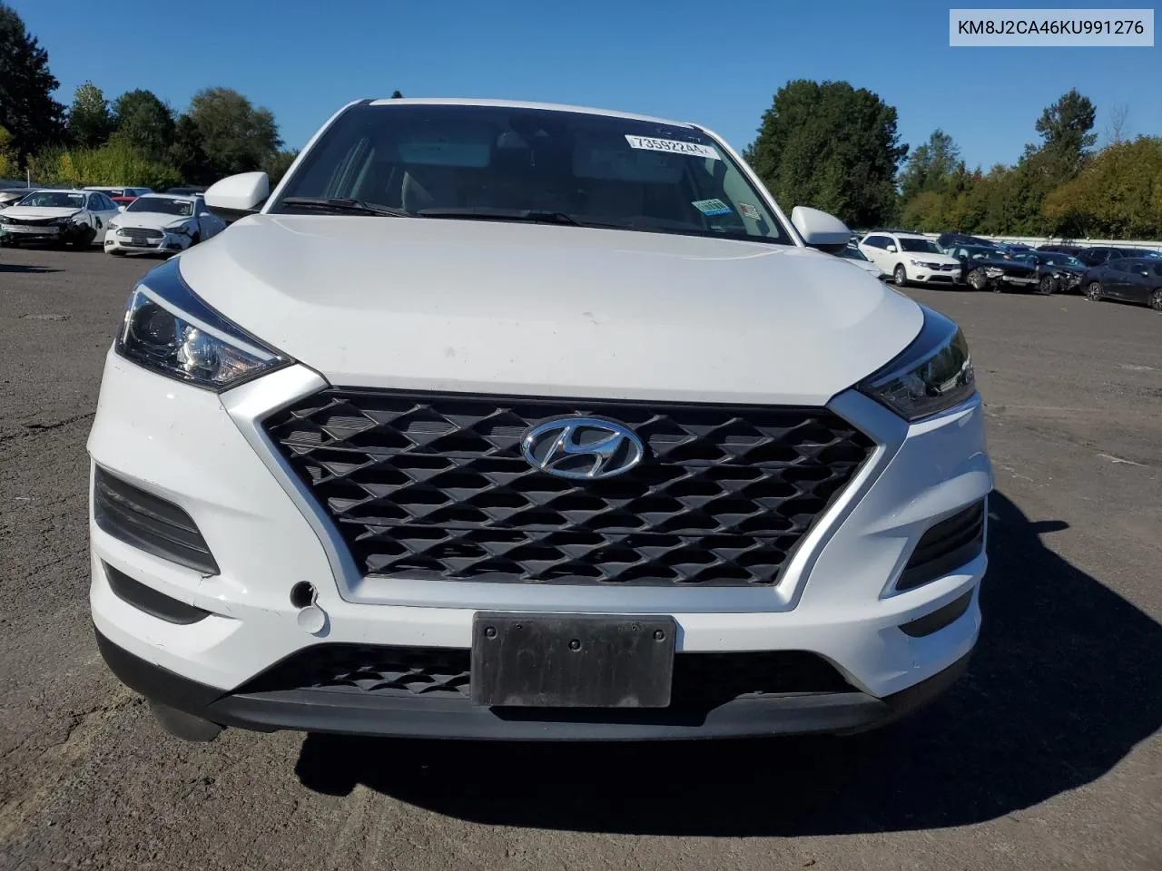 2019 Hyundai Tucson Se VIN: KM8J2CA46KU991276 Lot: 73592244