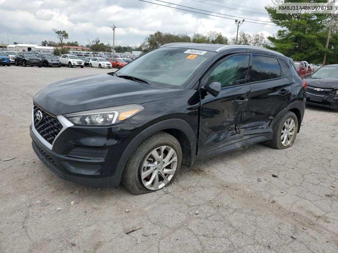 2019 Hyundai Tucson Limited VIN: KM8J33A48KU978753 Lot: 73680284