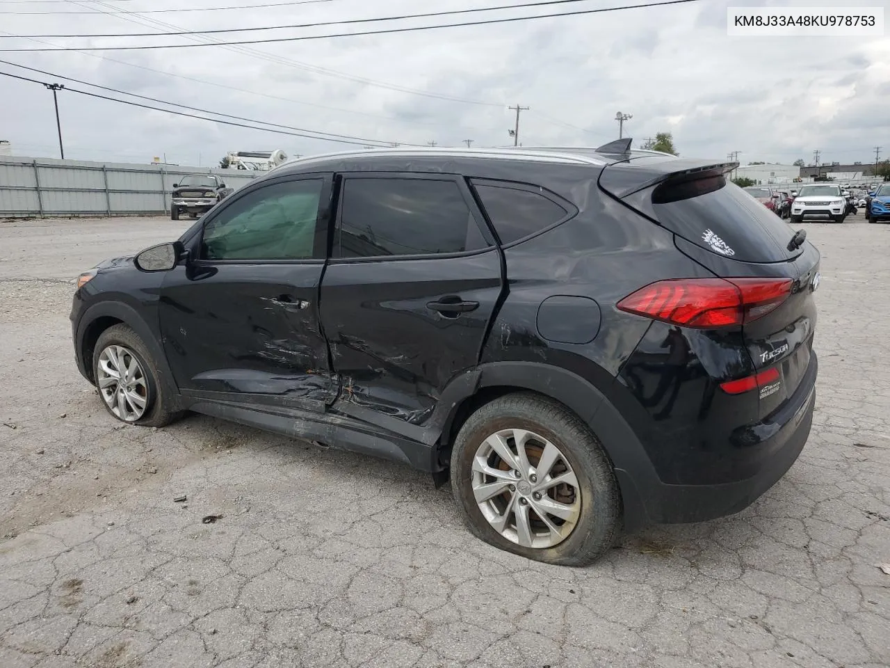 2019 Hyundai Tucson Limited VIN: KM8J33A48KU978753 Lot: 73680284