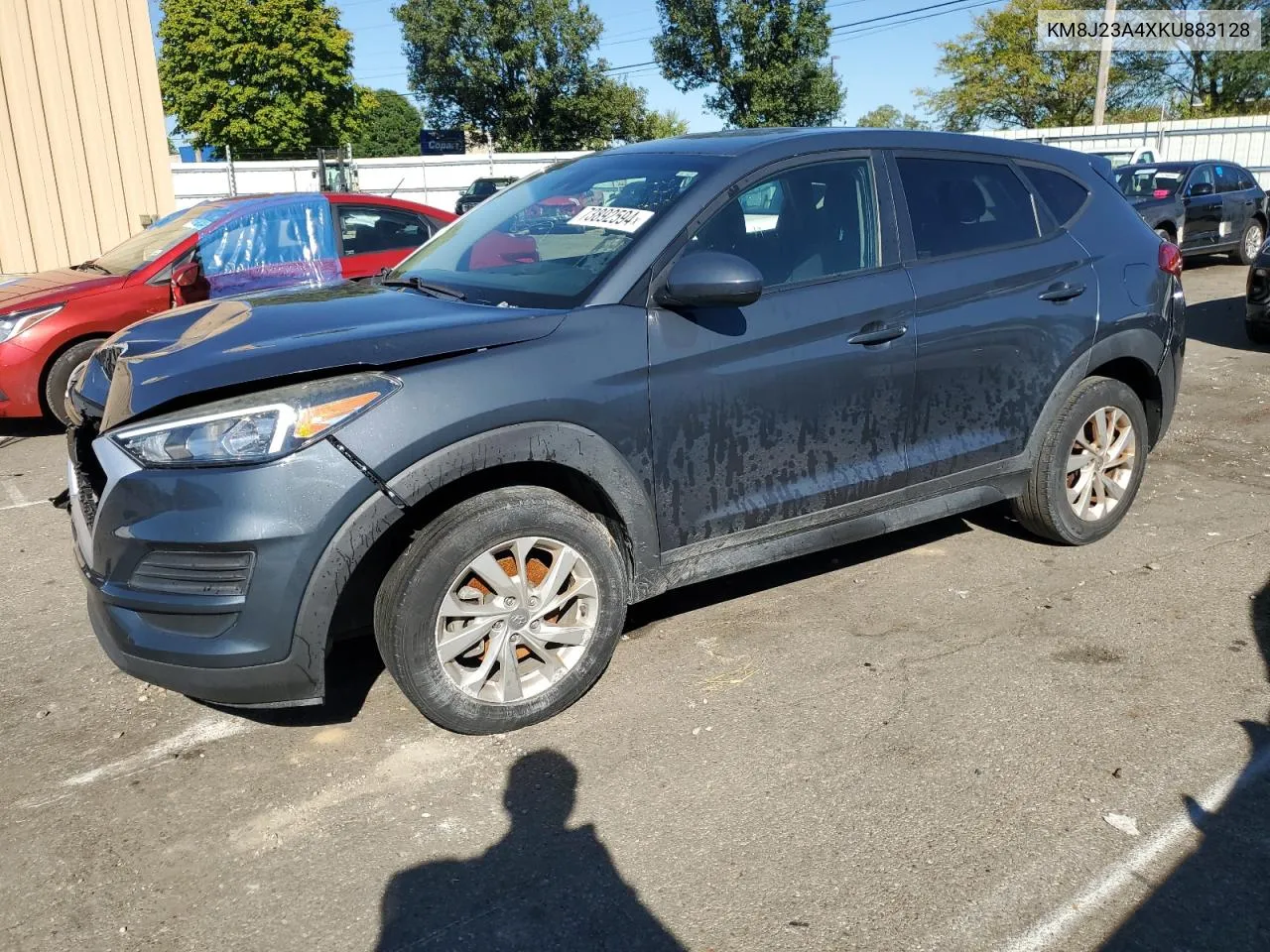 2019 Hyundai Tucson Se VIN: KM8J23A4XKU883128 Lot: 73892594