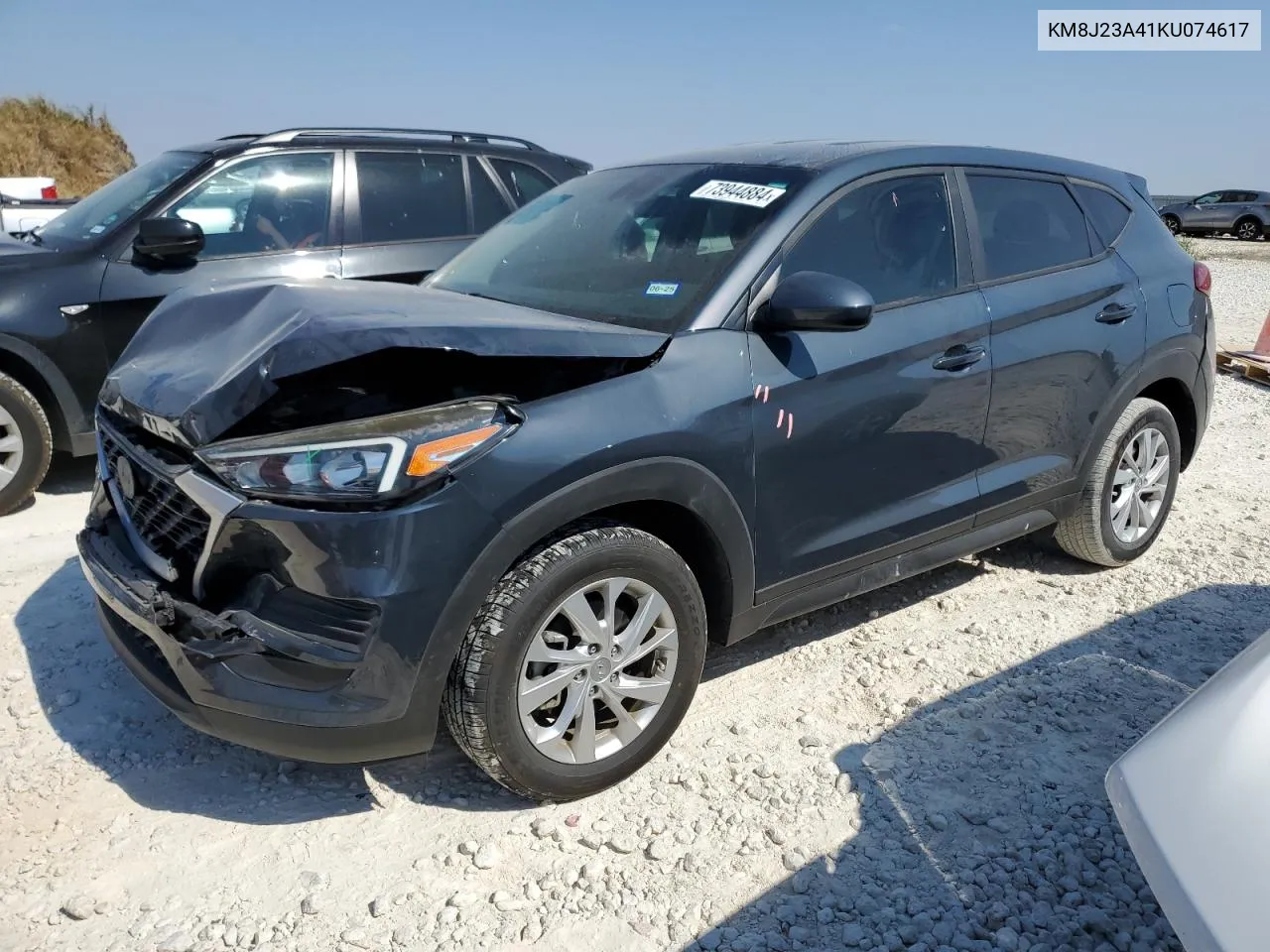 2019 Hyundai Tucson Se VIN: KM8J23A41KU074617 Lot: 73944884