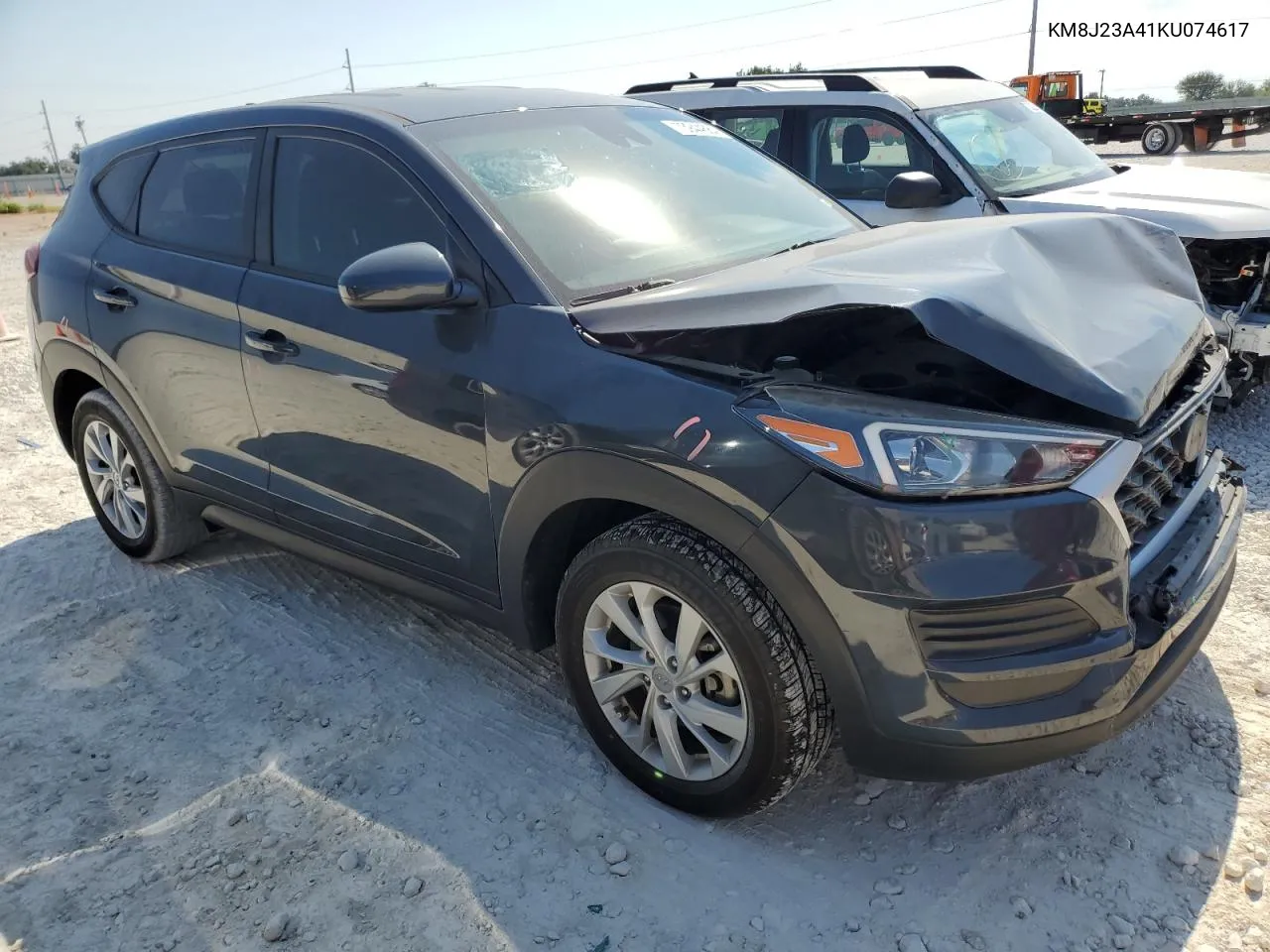 2019 Hyundai Tucson Se VIN: KM8J23A41KU074617 Lot: 73944884