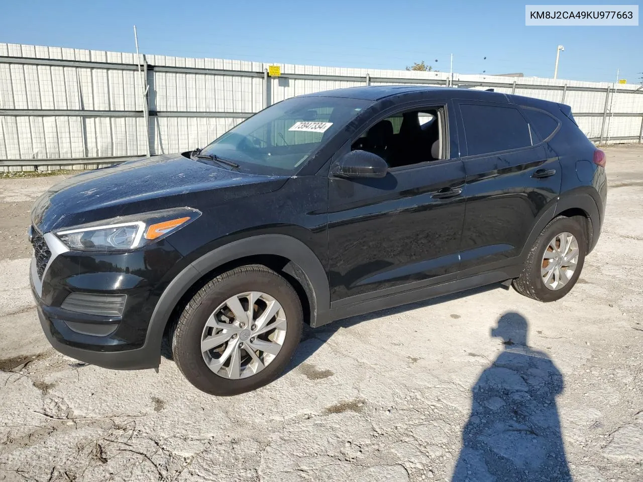 2019 Hyundai Tucson Se VIN: KM8J2CA49KU977663 Lot: 73947334