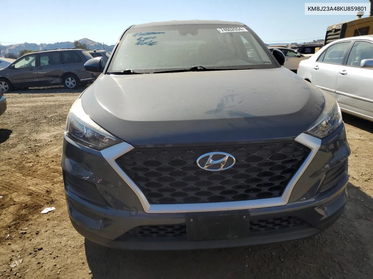 2019 Hyundai Tucson Se VIN: KM8J23A48KU859801 Lot: 74002054