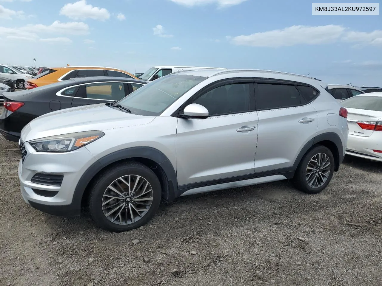 2019 Hyundai Tucson Limited VIN: KM8J33AL2KU972597 Lot: 74023204