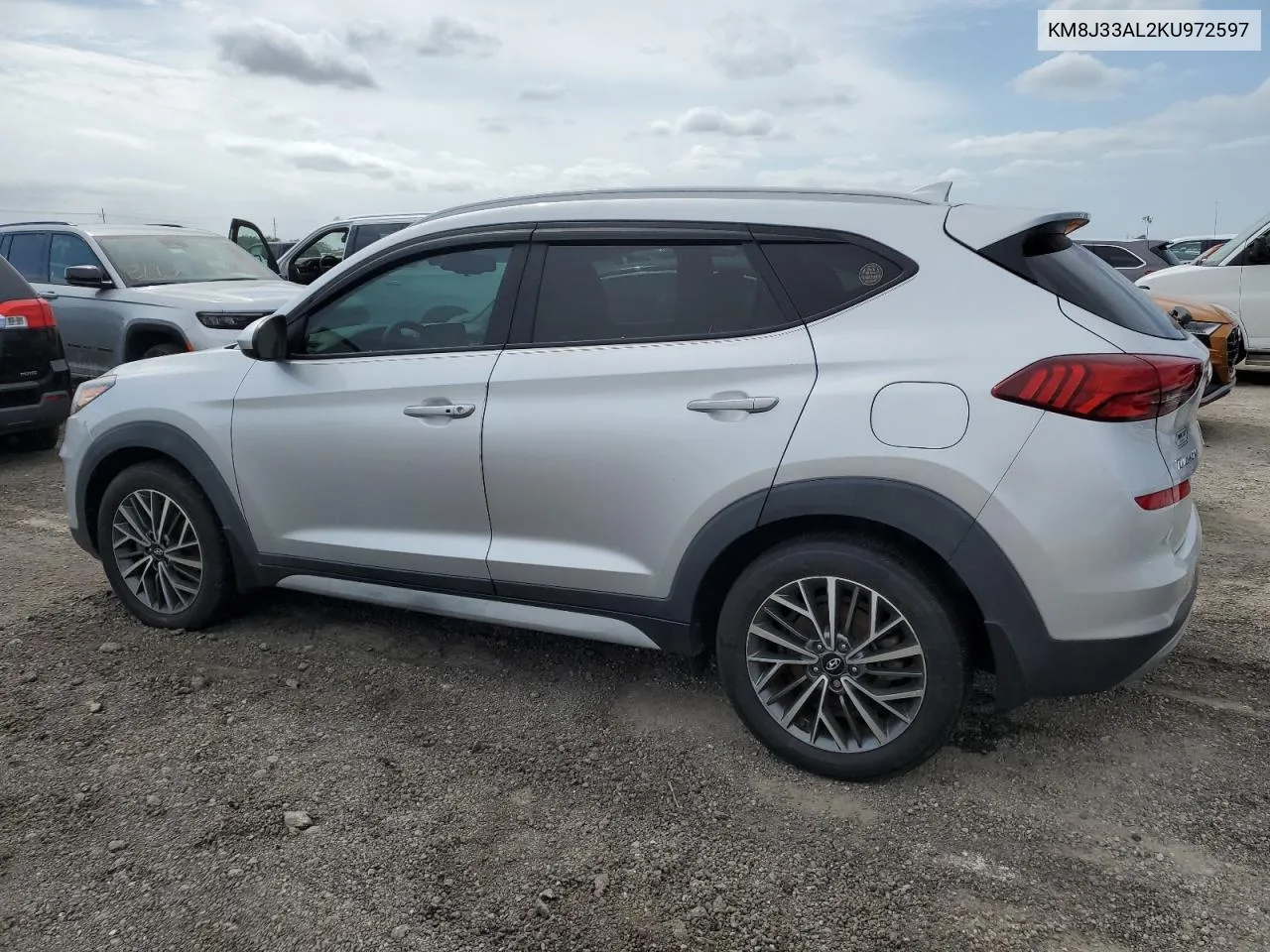 2019 Hyundai Tucson Limited VIN: KM8J33AL2KU972597 Lot: 74023204