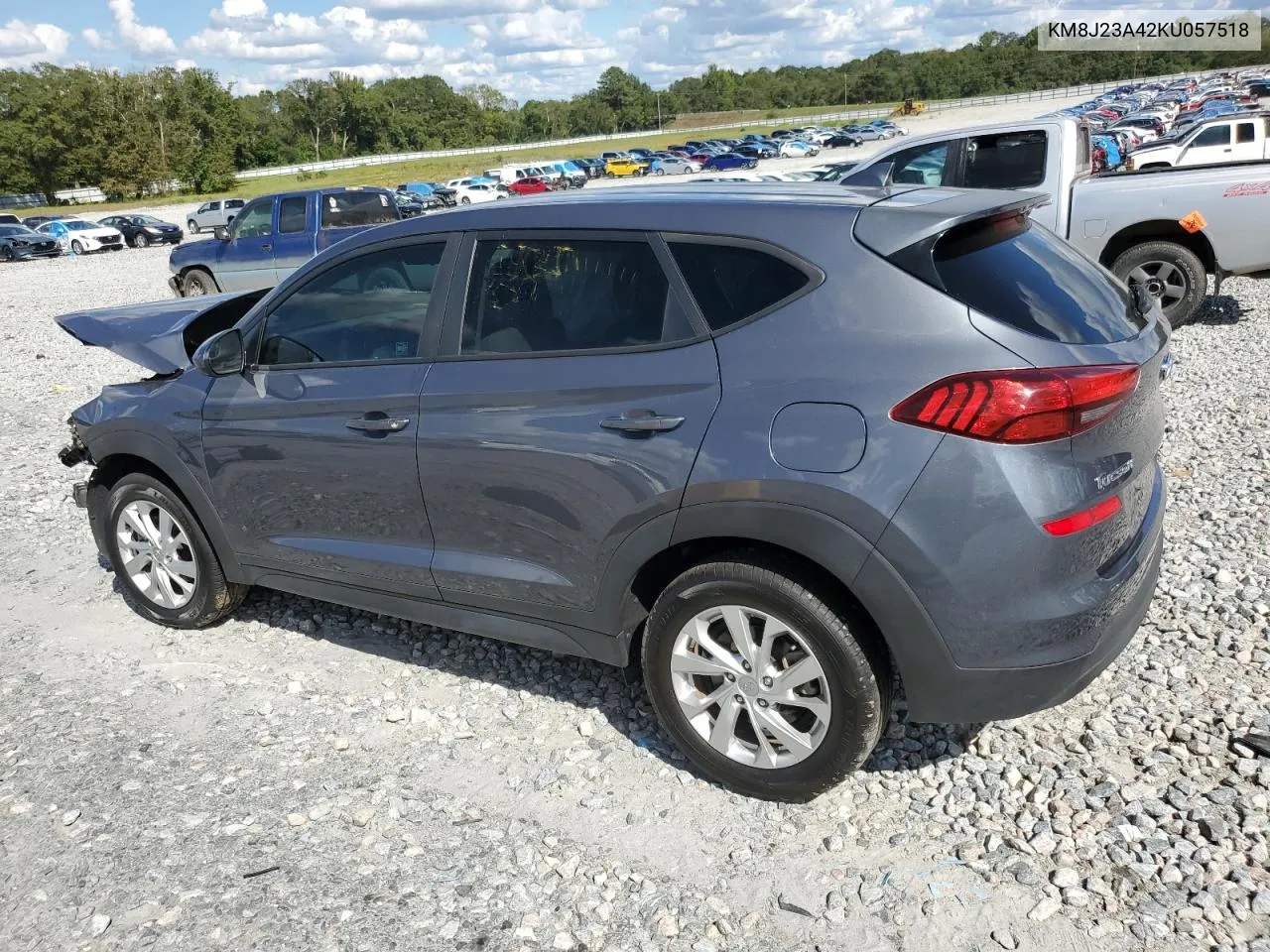 2019 Hyundai Tucson Se VIN: KM8J23A42KU057518 Lot: 74062634