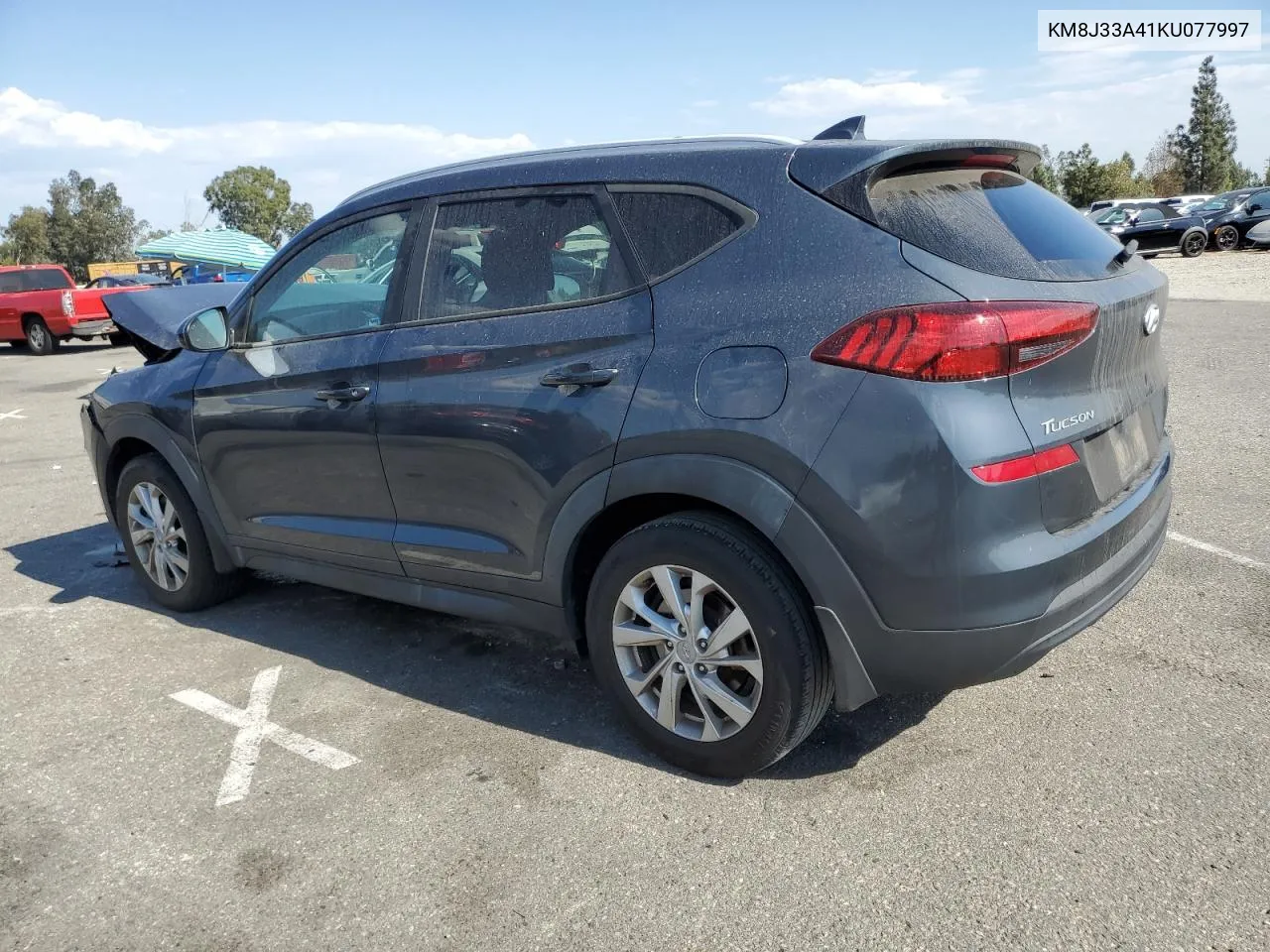 2019 Hyundai Tucson Limited VIN: KM8J33A41KU077997 Lot: 74152644