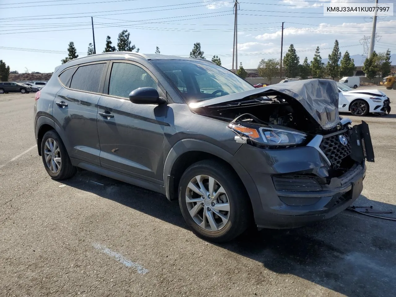 2019 Hyundai Tucson Limited VIN: KM8J33A41KU077997 Lot: 74152644