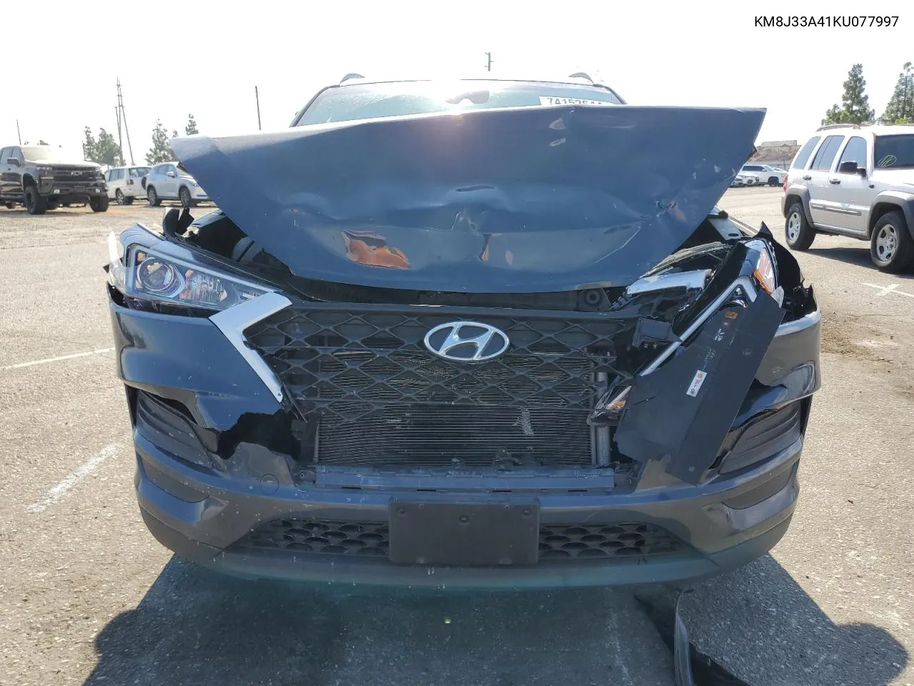 2019 Hyundai Tucson Limited VIN: KM8J33A41KU077997 Lot: 74152644