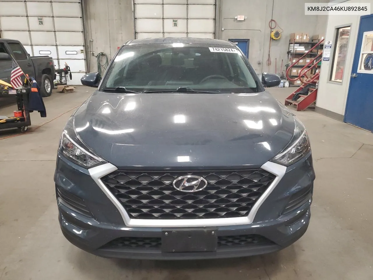 2019 Hyundai Tucson Se VIN: KM8J2CA46KU892845 Lot: 74215824