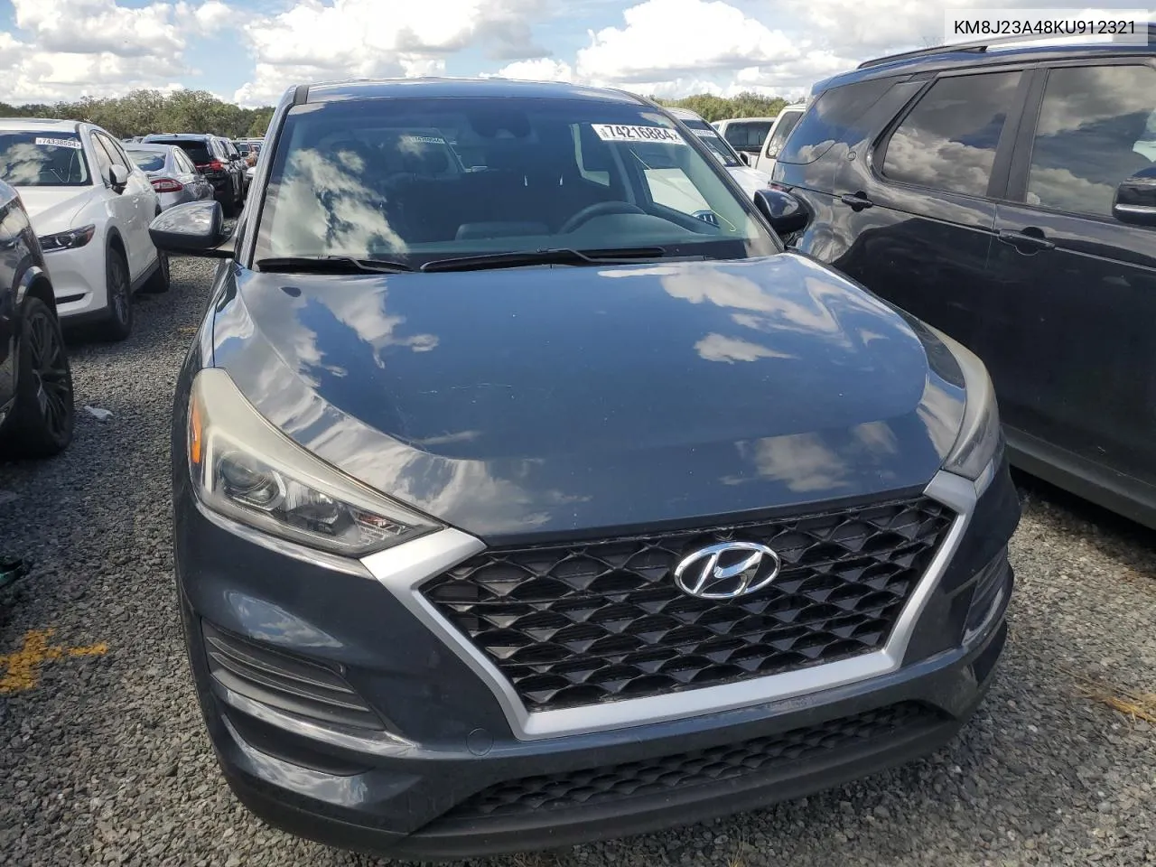 2019 Hyundai Tucson Se VIN: KM8J23A48KU912321 Lot: 74216884