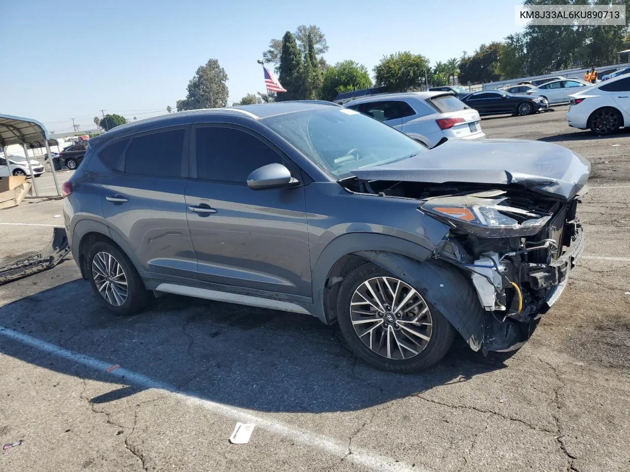 2019 Hyundai Tucson Limited VIN: KM8J33AL6KU890713 Lot: 74254704