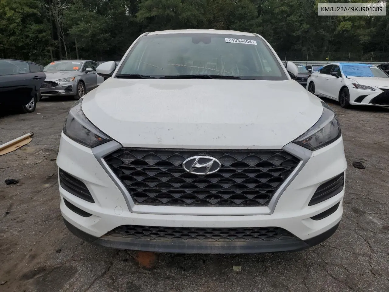 2019 Hyundai Tucson Se VIN: KM8J23A49KU901389 Lot: 74334404