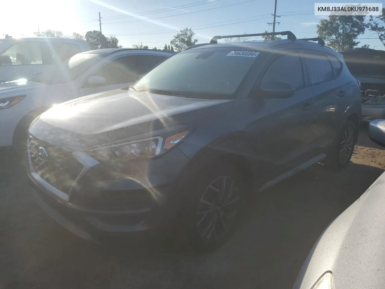 2019 Hyundai Tucson Limited VIN: KM8J33AL0KU971688 Lot: 74630594