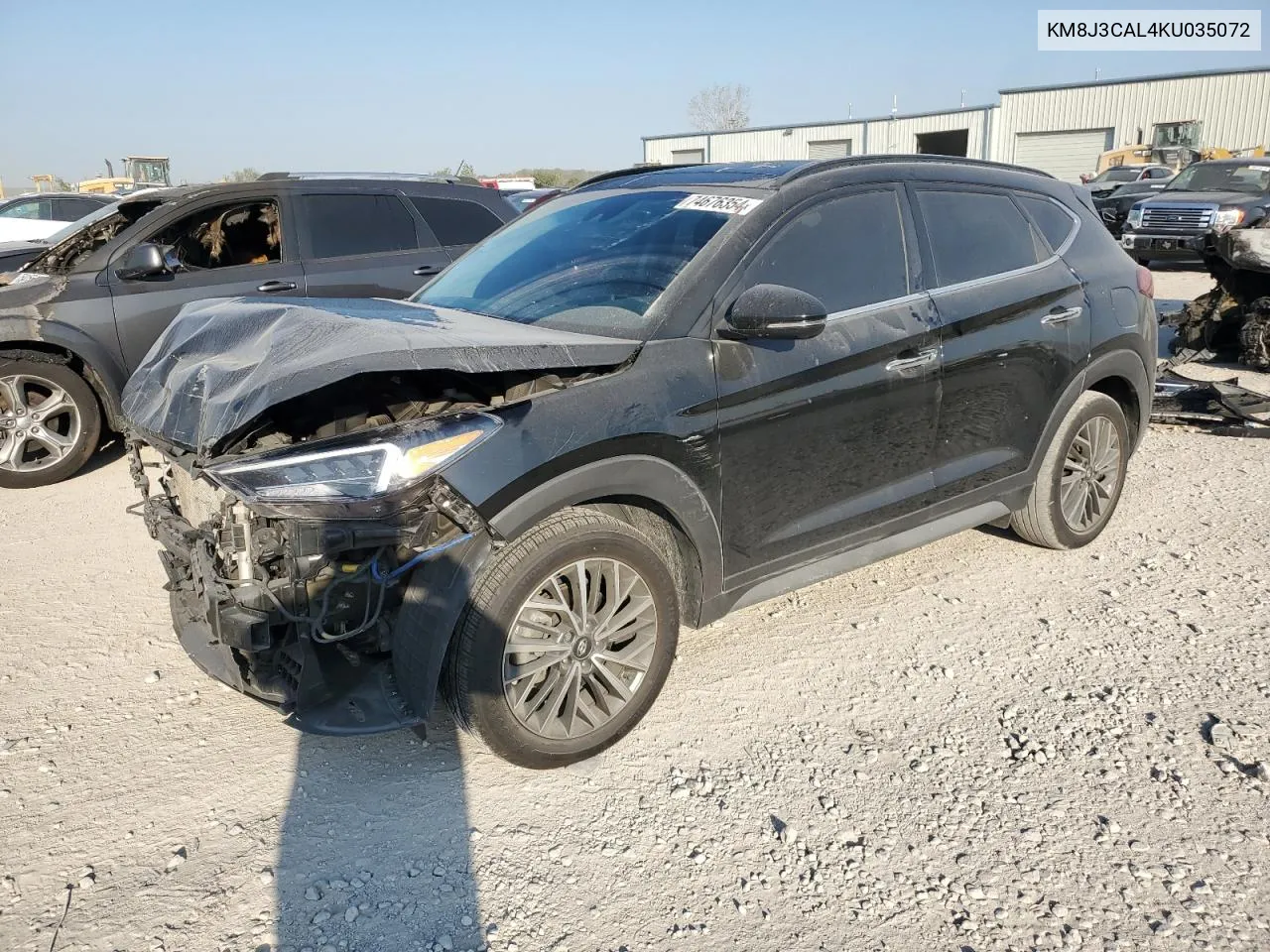 2019 Hyundai Tucson Limited VIN: KM8J3CAL4KU035072 Lot: 74676354