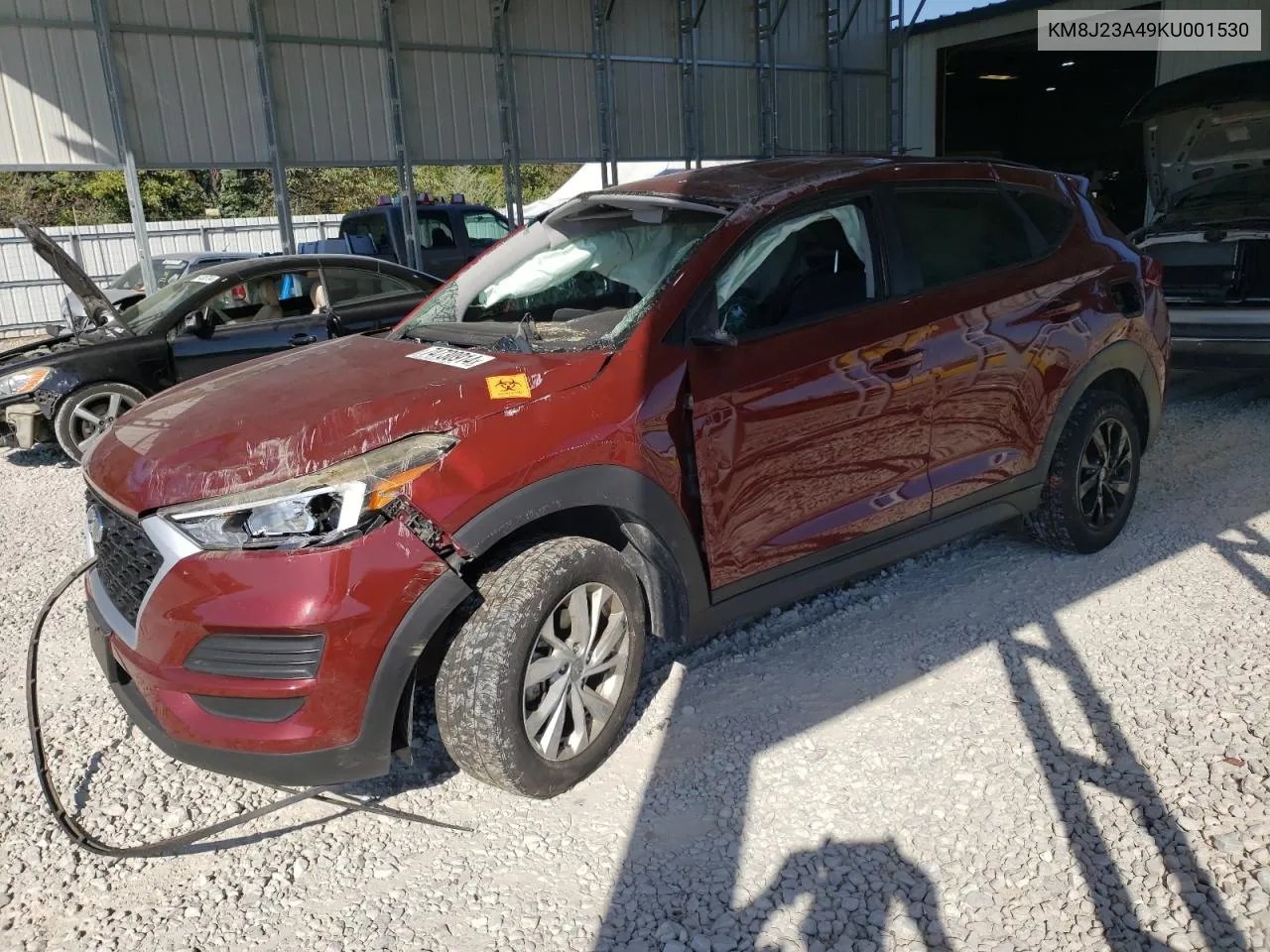 2019 Hyundai Tucson Se VIN: KM8J23A49KU001530 Lot: 74730914