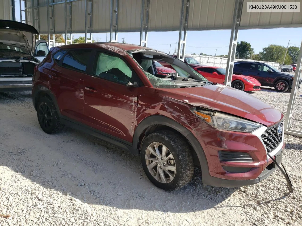 2019 Hyundai Tucson Se VIN: KM8J23A49KU001530 Lot: 74730914