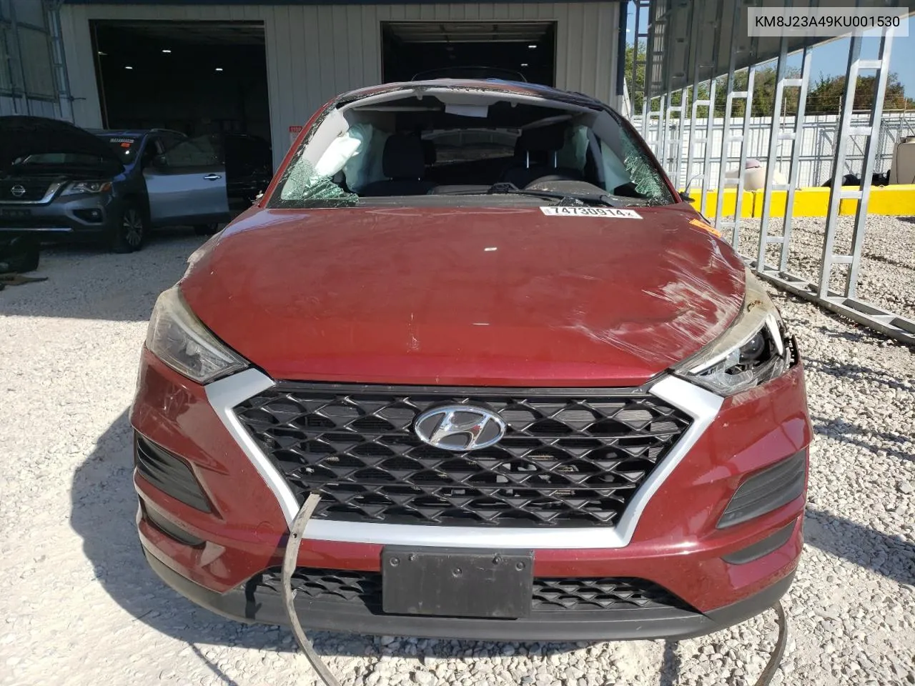 2019 Hyundai Tucson Se VIN: KM8J23A49KU001530 Lot: 74730914