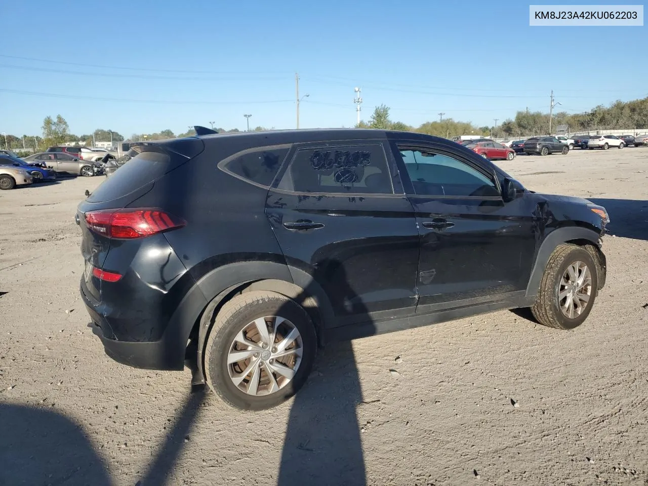 2019 Hyundai Tucson Se VIN: KM8J23A42KU062203 Lot: 74788174