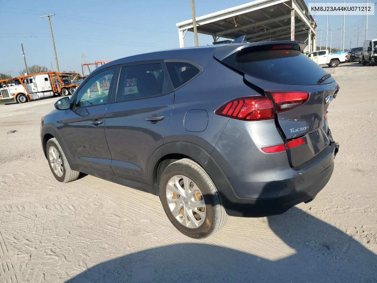 2019 Hyundai Tucson Se VIN: KM8J23A44KU071212 Lot: 75010454