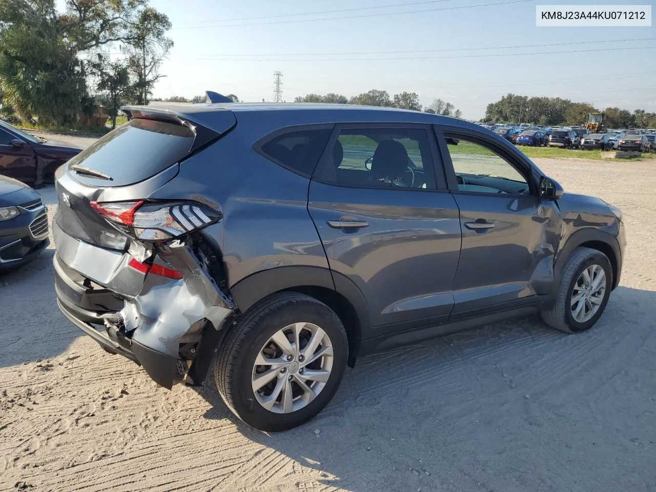 2019 Hyundai Tucson Se VIN: KM8J23A44KU071212 Lot: 75010454